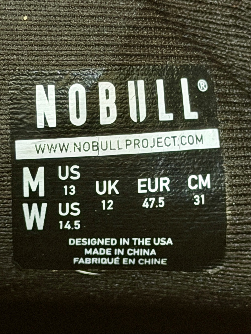 NOBULL Black Knit High-Top Sneakers - Picture 6 of 6